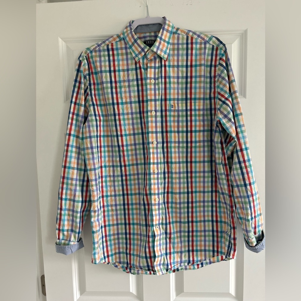 IZOD Premium Essentials Mens Button down shirt